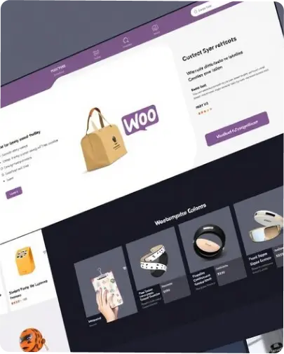 eCommerce website development images